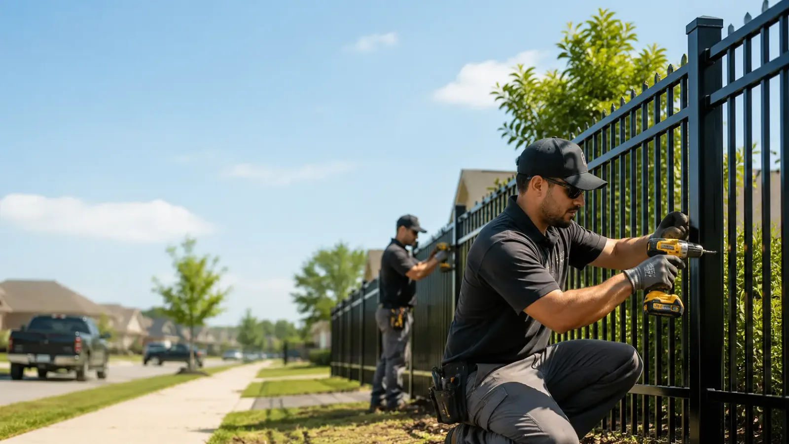 Metal Fence Installation in Hillsboro, TX